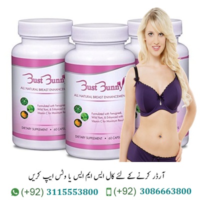 1. Why is Bust Bunny Pills are so effective? Bunny bust Pills In Pakistan contains phytoestrogens (estrogens from natural non-hormonal plants). These phytoestrogens stimulate your body to produce new growth of breast tissue. Your body responds to the bust bunny the way it responds to puberty or pregnancy; with renewed growth of glandular tissue at breast receptor sites. 2. How likely is it that Bust Bunny will increase the size of my bust? Most women experience a marked improvement in fullness and toning in the breast area, so there is a high probability of success for you. Women with a cup size of A or B often report an increase of one or two cup sizes. Differences in individual metabolism and body chemistry obviously determine the result for you personally.