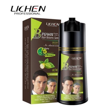 Lichen Black hair Shampoo Online in Pakistan CODBrands.com offers Lichen Black Hair Shampoo online in Pakistan that supports you plan the silver hair issue. Lichen Black Hair Shampoo is 100% normal plant-based hair tone and feeding cream, which makes hair dull in under 10 minutes